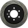 Stoptech 128.65153L 2019 Ford Raptor w/ Electronic Parking Brake Sport Cross Drilled Left Rear Rotor