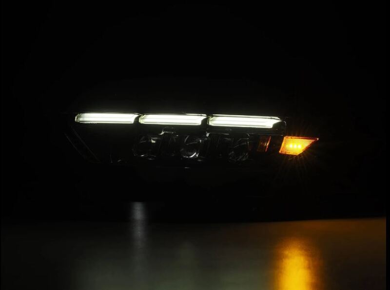 AlphaRex 880261 15-17 fits Ford Mustang NOVA LED Proj Headlights Alpha Black
