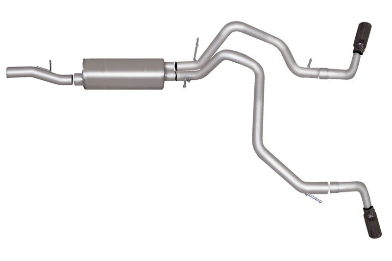 Gibson  65668B Yukon/ Tahoe 5.3L Black Elite Cat-Back Dual Extreme Exhaust Syste