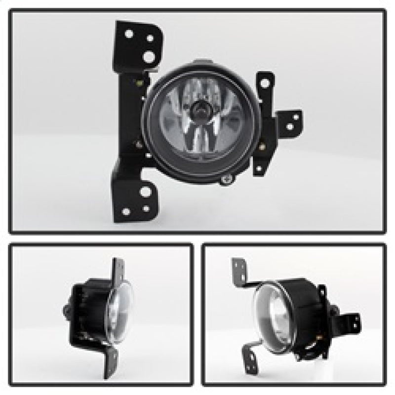 Spyder 5077769 fits Mitsubishi Mirage 2014+ OEM Fog Lights w/Switch Clear FL-MM