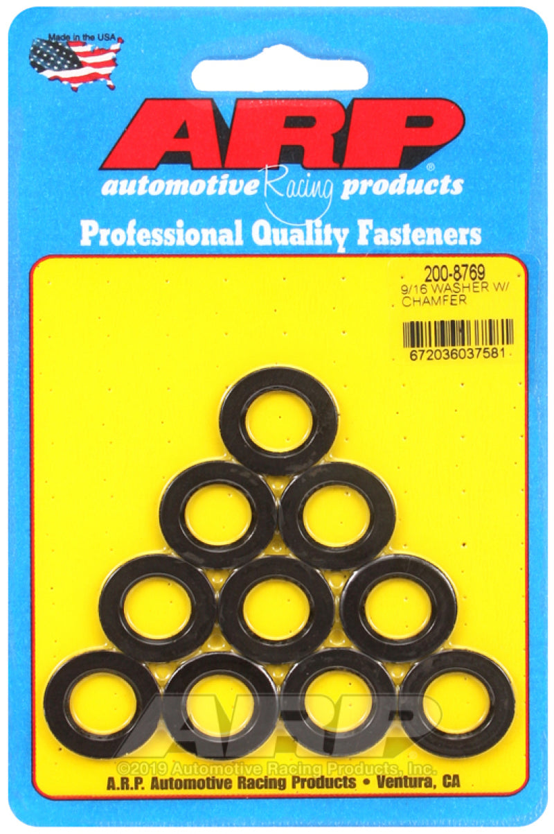 ARP 200-8769 9/16 ID 1.00 OD Chamfer Washers (10 pack)