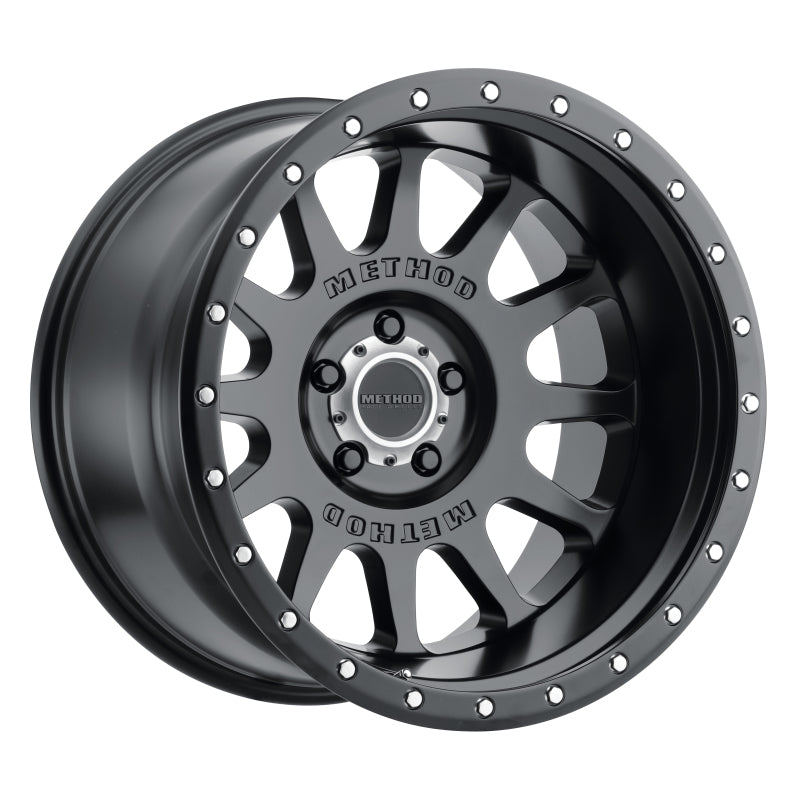 Method MR60529058512N MR605 NV 20x9 -12mm Offset 5x150 110.5mm CB Matte Black Wheel