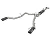 AFE 49-33094-B orce-Xp 3in to 3-1/2in 304 SS Cat-Back Exhaust w/Black Tip 17-18