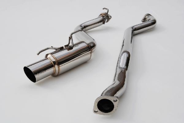 Invidia HS08SW5GTR 08+ WRX Hatch RACING Stainless Steel Tip Cat-back Exhaust