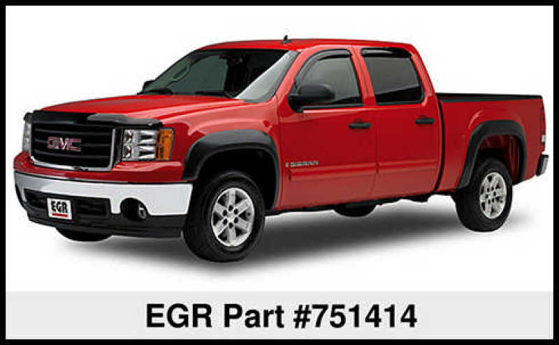 EGR 751414 07-13 fits GMC Sierra LD 5.8ft Bed Rugged Look Fender Flares - Set (751414)