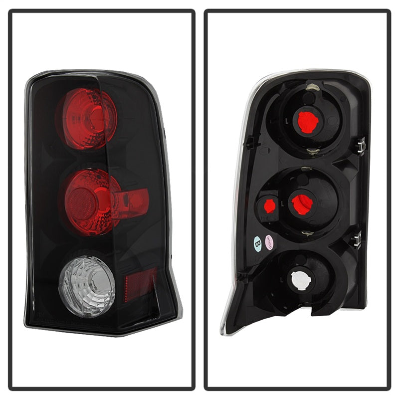 SPYDER 5001597 fits Cadillac Escalade SUV (Not EXT)Euro Style Tail Lights Black