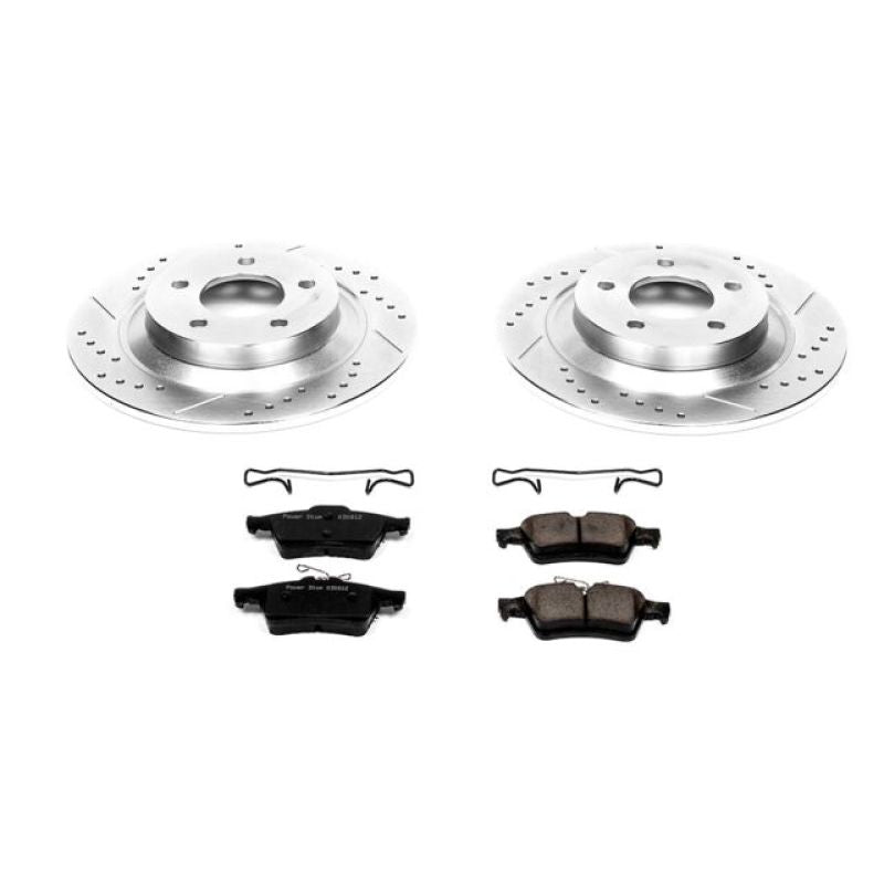 PowerStop K5842 fits Mazda 08-10 5 Rear Z23 Evolution Sport Brake Kit