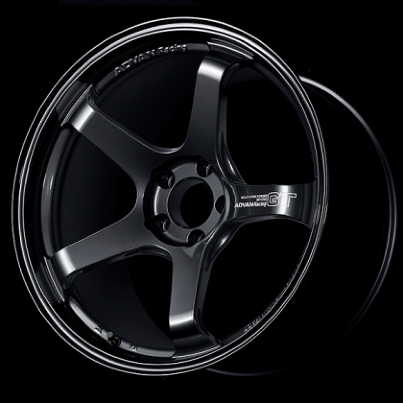 Advan YAQB8K40WTB GT Beyond 18x10 +40 5x120 Racing Titanium Black Wheel