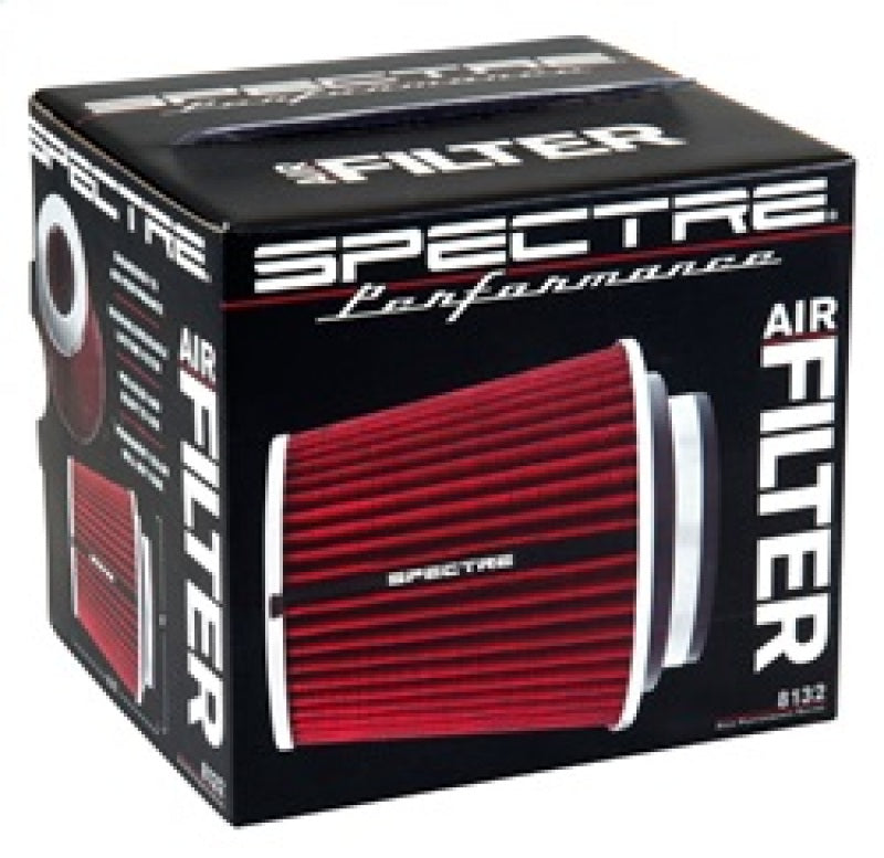 Spectre 8132 Adjustable Conical Air Filter 5-1/2in. Tall (Fits 3in. / 3-1/2in. / 4in. Tubes) - Red