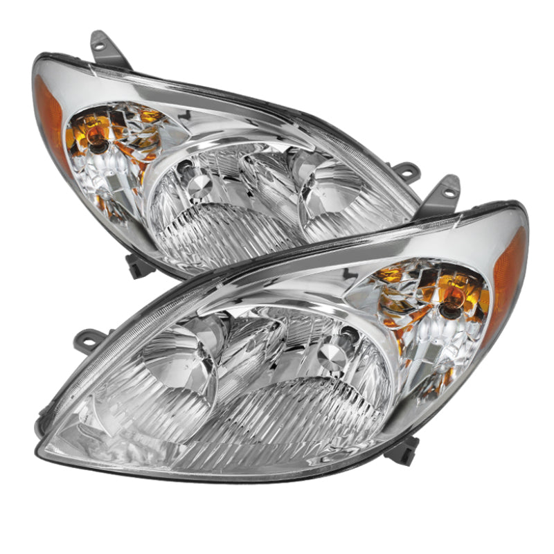 9023729 Xtune fits Toyota 03-08 Matrix Crystal Headlights Chrome HD-JH-TM03-AM