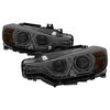 Spyder 5084361 fits BMW 12-14 F30 3 Series 4DR Projector Headlights - LED DRL -
