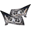 ANZO 121462 2015 fits Chevrolet 11-20 Cruze Projector Headlights w/ U-Bar Black