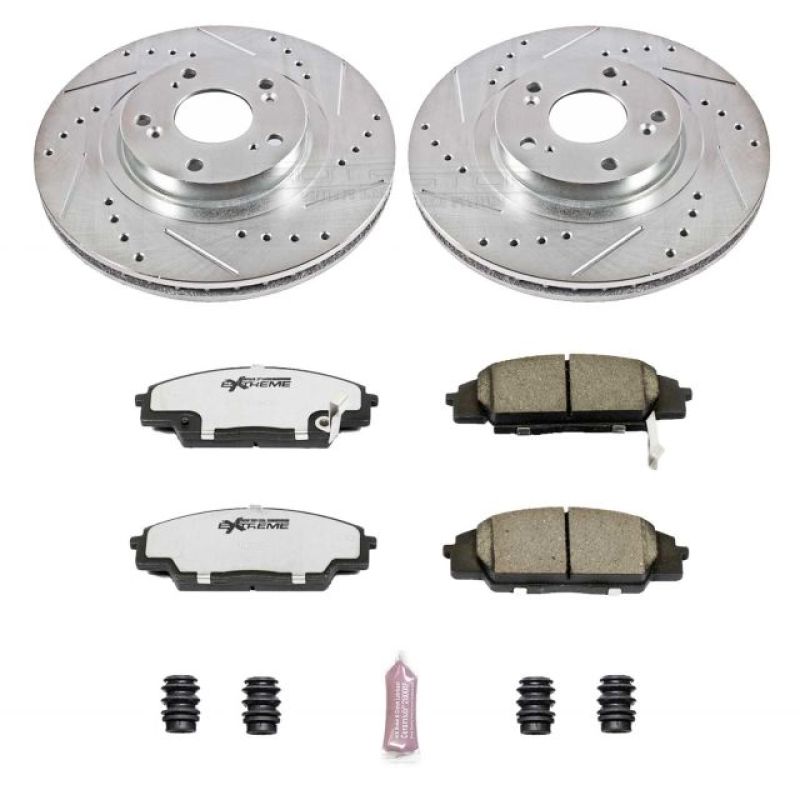 PowerStop K2439-26 02-06 fits Acura RSX Front Z26 Street Warrior Brake Kit