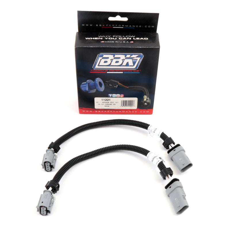 BBK  11221 GM Camaro 6.2L SS Manual Trans O2 Sensor Wire Harness Extensions (Rea