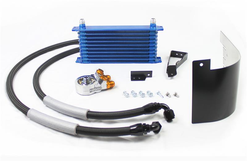 GReddy 12058002 2017-2019 fits Honda Civic Type-R NS1010G 10 Row Oil Cooler Kit