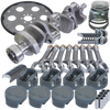 Eagle B13052L03053 fits Chevy 350 1Pc 3.750in Crank 6.000in I-Beam Rod 4.030in Pistons 153 Tooth FP Balanced Assembly