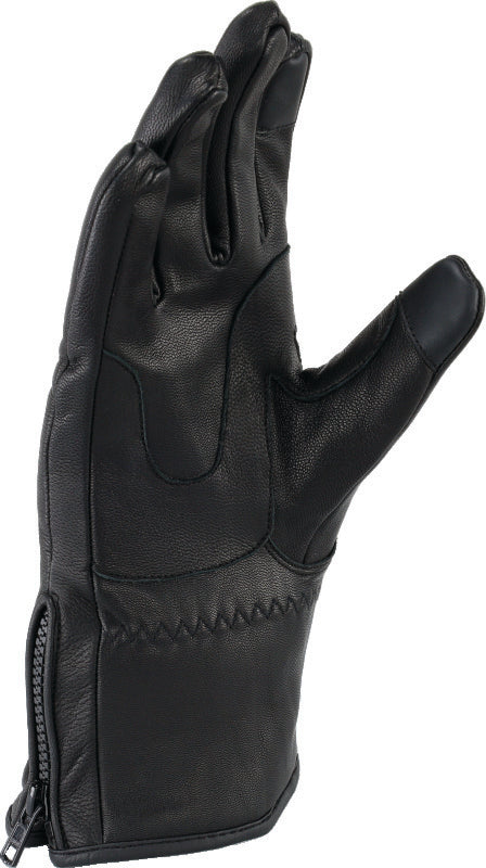 Kuryakyn 094516 Kuryakyn Leather By River Road Taos Cold Weather Gloves Black Womens - Small