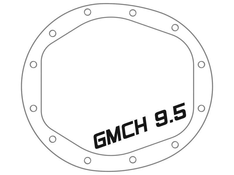 AFE 46-71140B ries GMCH 9.5 Rear Diff Cover Black w/ Machined Fins 19-20 fits G