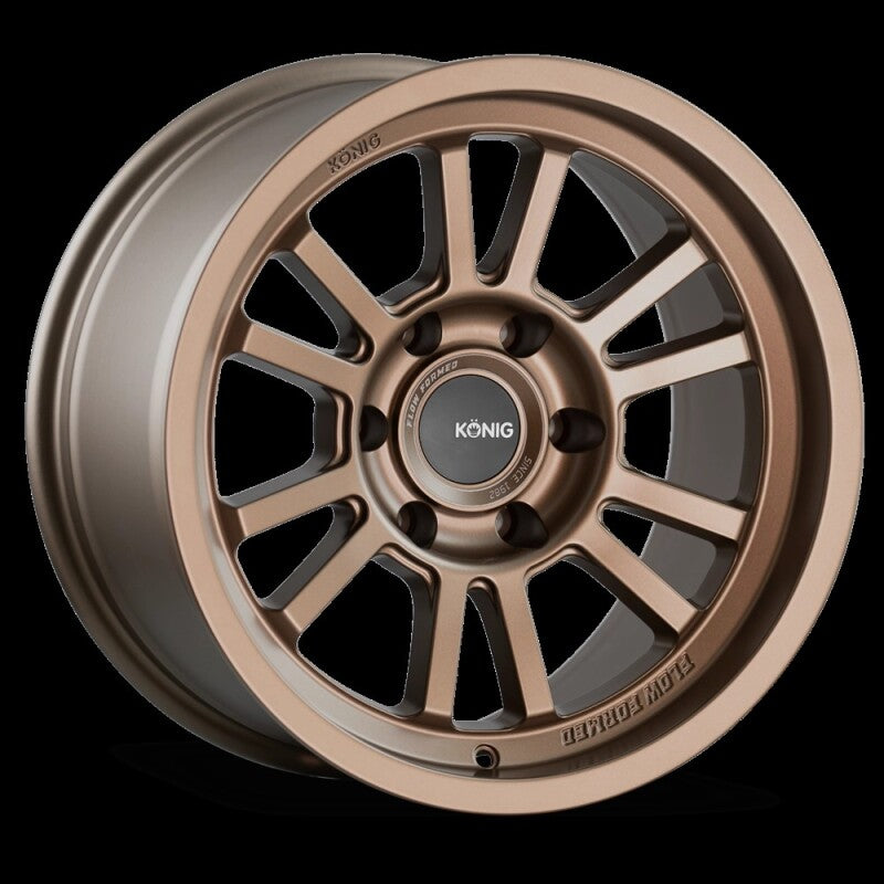 Konig H1876139N68 HT1 17X8.5 6X139.7 ET-6 Satin Bronze