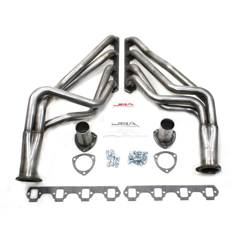 JBA 6613S fits Ford 65-73 Mustang 260-302/71-73 fits Ford 65-73 260-351W SBF 1-5/8in Primary Raw 409SS Long Tube Header