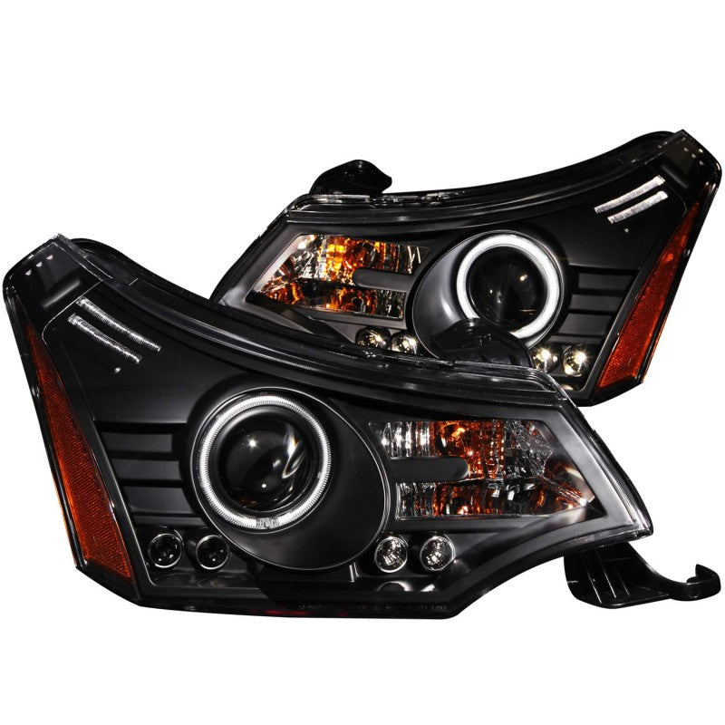 ANZO 121272 2011 fits Ford 08-20 Focus Projector Headlights Black