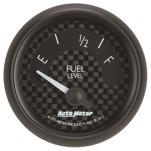 AutoMeter 8015 Autometer GT Series 52mm Short Sweep Electronic 73-10 ohms Fuel Level (For most fits Ford and Chrysler)