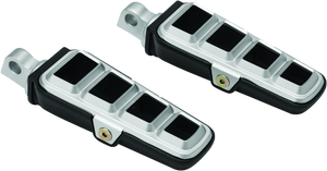 Kuryakyn 6666 Kuryakyn Dillinger Pegs With Male Mount Adapter Silver