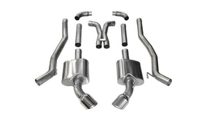 CORSA Performance 14968 Corsa 2011-2015 fits Chevrolet Camaro SS 6.2L V8 Manual Polished Xtreme 3in Cat-Back