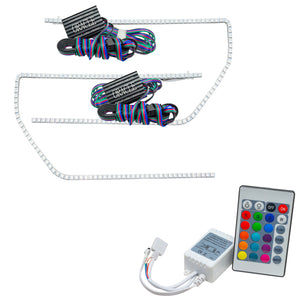 ORACLE Lighting 2203-504 Oracle fits Ford F-150/Raptor 09-14 Perimeter Halo Kit - ColorSHIFT w/ Simple Controller