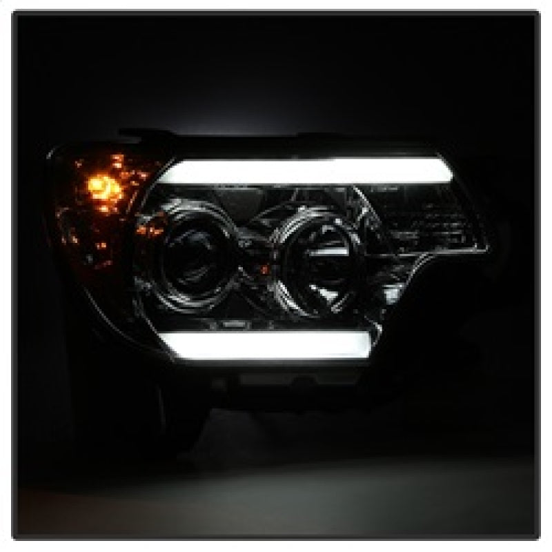 Spyder 5081704 fits Toyota 12-16 Tacoma Projector Headlights Light Bar DRL Chro