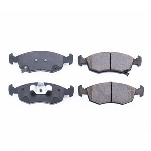 PowerStop 16-1568 12-18 fits Fiat 500 Front Z16 Evolution Ceramic Brake Pads