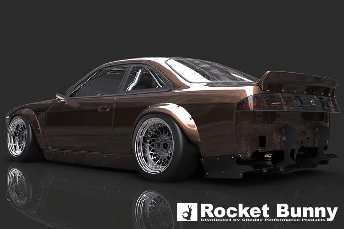 GReddy 17020313 95-98 fits Nissan 240SX Silvia (S14) Rocket Bunny Boss Aero Side