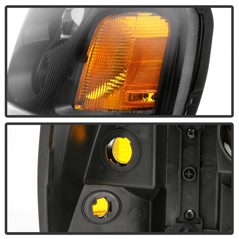 SPYDER 9042652 xTune 02-09 fits GMC Envoy OEM Style Headlights - Black