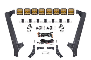 Diode Dynamics DD7225 fits Jeep JK SS5 Sport CrossLink Windshield - Yellow Combo Lightbar Kit