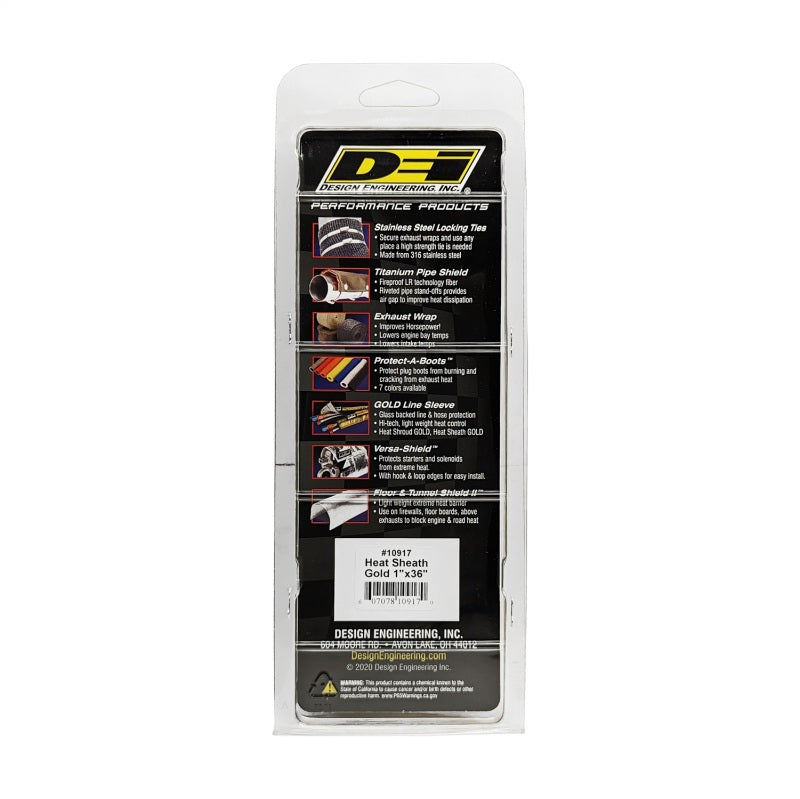 DEI  10917 Heat Sheath GOLD 1in x 36in