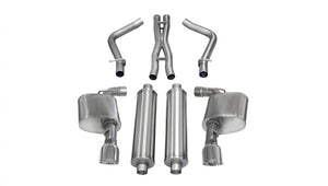 CORSA Performance 14464 Corsa 2012-2014 fits Dodge Charger SRT-8 6.4L V8 Polished Xtreme Cat-Back Exhaust