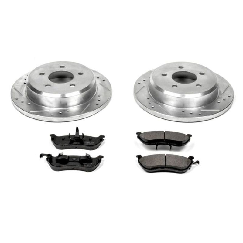 PowerStop fits Ford 96-02 Crown Victoria Rear Z23 Evolution Sport Brake Kit