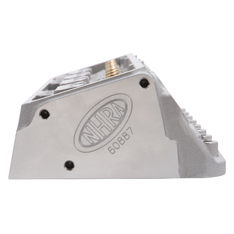 Edelbrock 60887 Cylinder Head fits SBC NHRA Legal 64cc Straight Plug Bare Single