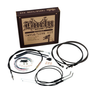 Burly B30-1265 Control Kit 14in T-Bar - Black