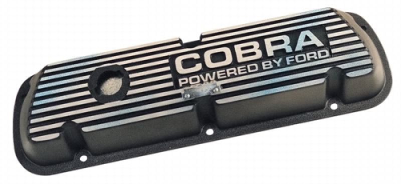 Ford Racing M-6582-A Black Satin Valve Cover fits Cobra