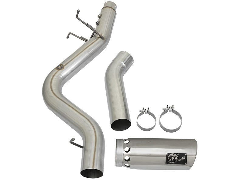 AFE 49-44085-P BORE HD 5in 409-SS DPF-Back Exhaust w/Polished Tip 2017 fits GM
