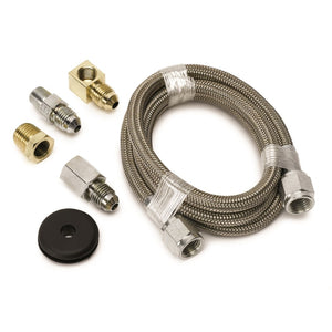 AutoMeter 3227 #4 Braided SS Line (-4AN) 3ft 1/8in NPT Fittings