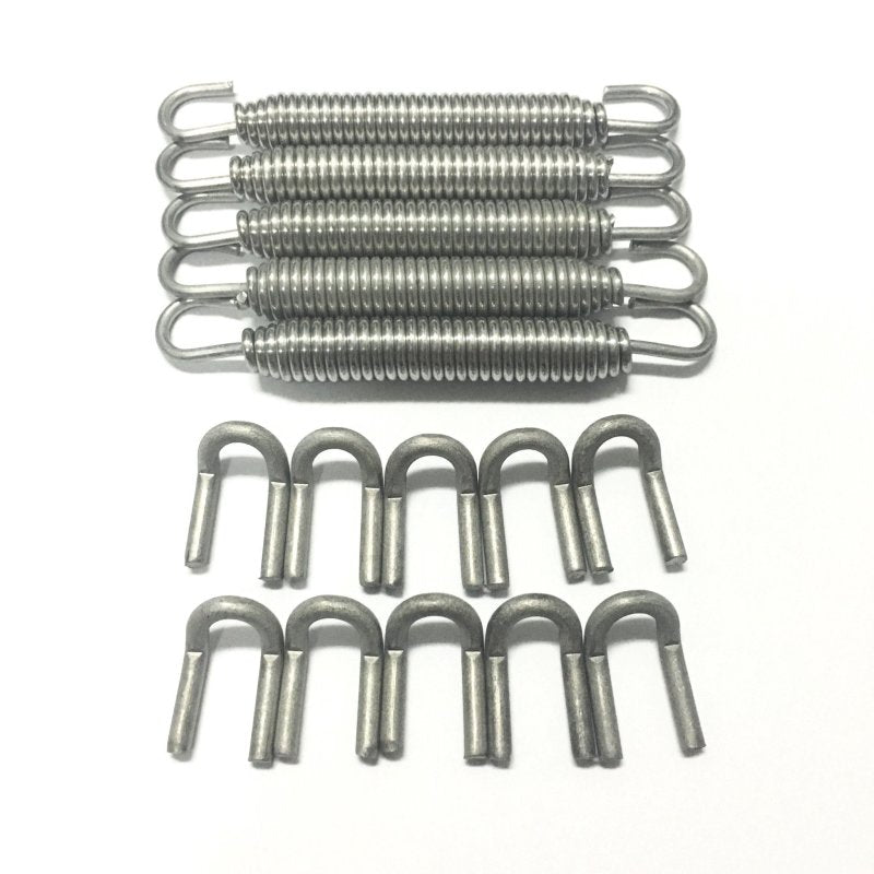 Ticon 108-00215-1101 Industries Black Silicone Titanium Spring Tab and Spring Kit (10 Tabs/5 Springs) - 5 Pack