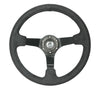 NRG RST-036MB-SA RST-036MB-SA Reinforced Steering Wheel Blk Alcantara w/ Blk