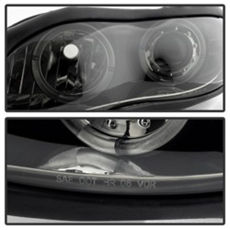 Spyder 5078261 fits Chevy 98-02 Camaro Projector Headlights LED Halo LED Blk Sm