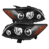Xtune 9023354 fits Scion 08-10 Tc Crystal Headlights Black HD-JH-STC08-AM-BK
