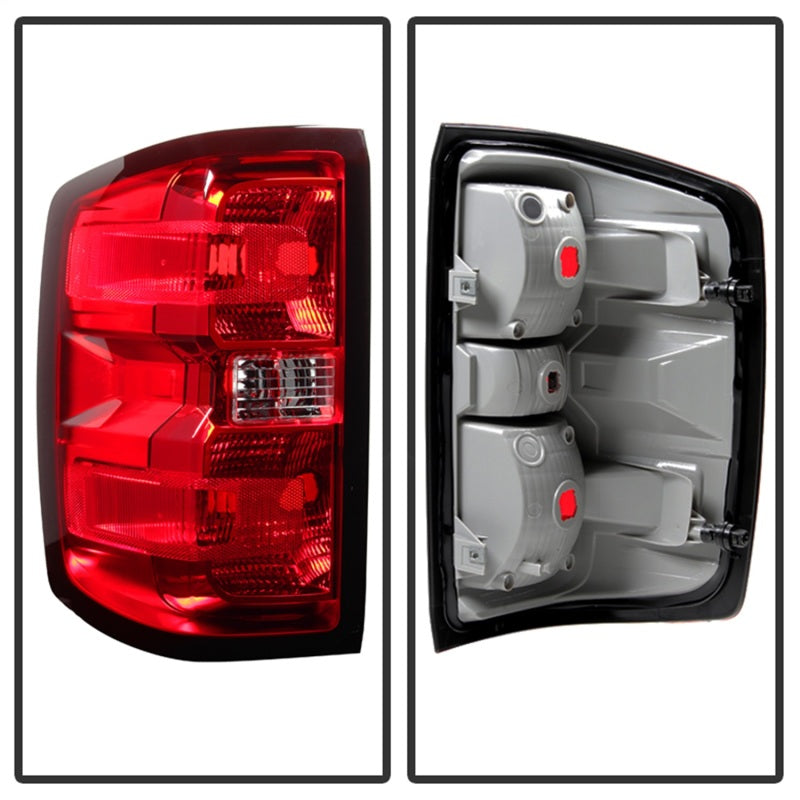 9031915 Xtune fits Chevy 14-20 Silverado 2016 Driver Side Tail Lights - OEM Le