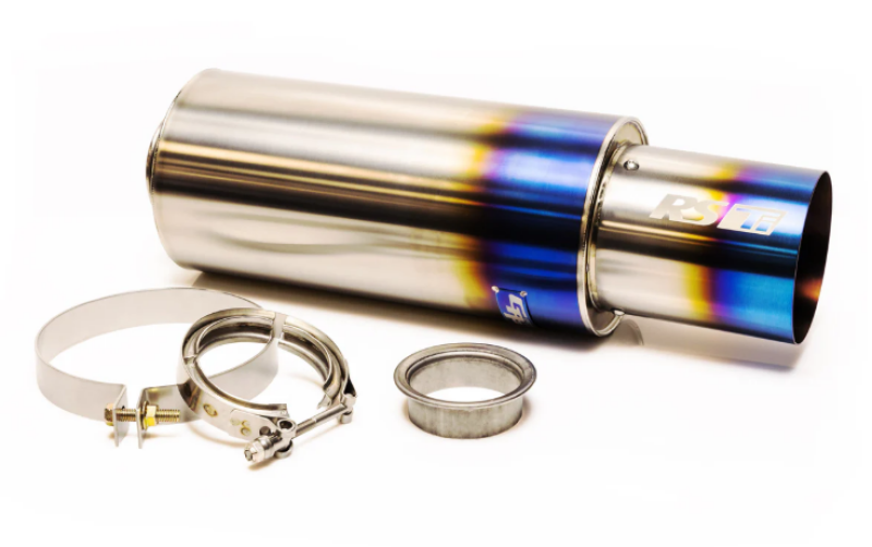GReddy 11002525 Universal 2.5in 3-Bolt Tip Revolution Ti Mufller