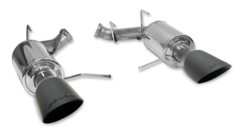 Roush 421127-BLK 11-14 fits Mustang GT Black Tip Axle Back Exhaust