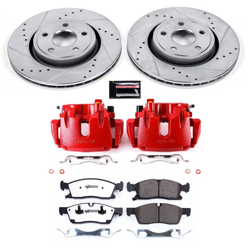 Power Stop KC5954 36 11 fits Jeep Gr& Cherokee Front Z36 Truck & Tow Kit w/Cals
